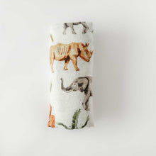 Load image into Gallery viewer, Bamboo Muslin Swaddle - Safari