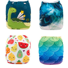 Load image into Gallery viewer, ModernLuxury Printed Baby Cloth Diaper Reusable Cloth Nappy Snap Adjustable Pocket Diaper Nappies For Baby Kids