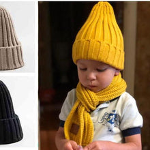 Load image into Gallery viewer, Modern Elegant Candy Color Baby Hat Cute Autumn Winter Pointy Hats For Kids Boys & Girls Warm Beanie Cap For Women