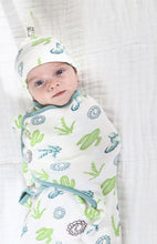 Load image into Gallery viewer, Baby Swaddle Blanket With Cap Swaddle Wrap Swaddling bag Baby Sleeping Bag