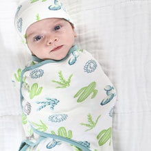 Load image into Gallery viewer, Baby Swaddle Blanket With Cap Swaddle Wrap Swaddling bag Baby Sleeping Bag