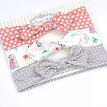 Load image into Gallery viewer, Baby Headband Flower Print Hair Wear for Newborn Baby Girl Headband for Little Girl Headbands Children Bow