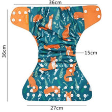 Load image into Gallery viewer, 4PCS/SET Washable Eco-friendly Diaper Ecological Adjustable Nappy Reusable Cloth Diapers Set For Baby and Kids