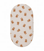Load image into Gallery viewer, Gingham Bassinet Sheet