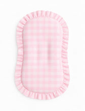Load image into Gallery viewer, Light Pink Checkered Baby Lounger Cover