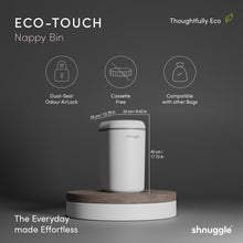 Load image into Gallery viewer, Shnuggle Eco-Touch Nappy Bin Diaper Pail