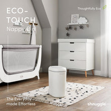 Load image into Gallery viewer, Shnuggle Eco-Touch Nappy Bin Diaper Pail + 30 Better Bag Liners