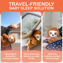 Load image into Gallery viewer, Shusher Sloth Plush Sound Machine