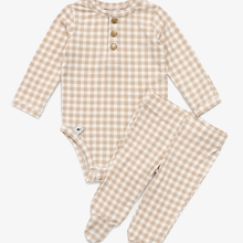 Load image into Gallery viewer, Gingham Print Two-Piece Set