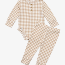 Load image into Gallery viewer, Gingham Print Two-Piece Set
