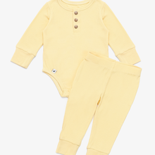 Load image into Gallery viewer, Lemon Ribbed Two-Piece Set