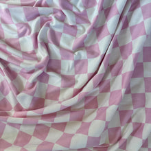 Load image into Gallery viewer, Pink & White Checkered Nursing Pillow Cover