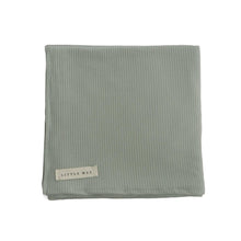 Load image into Gallery viewer, Seafoam Ribbed Stretch Swaddle