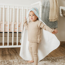 Load image into Gallery viewer, Rainbow Hooded Baby Towel