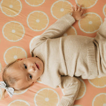 Load image into Gallery viewer, Orange Slices Crib Sheet