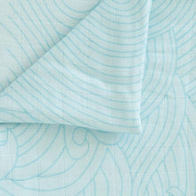 Load image into Gallery viewer, Organic Crashing Sea Waves Bamboo Cotton Blend Crib Sheet