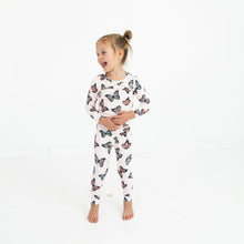 Load image into Gallery viewer, Butterfly Two Piece Bamboo Pajama Set