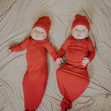 Load image into Gallery viewer, Red Stripe Knotted Sleeper