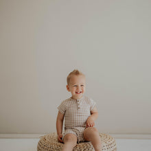 Load image into Gallery viewer, Gingham Print Romper