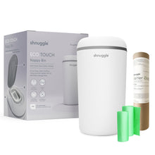 Load image into Gallery viewer, Shnuggle Eco-Touch Nappy Bin Diaper Pail + 30 Better Bag Liners