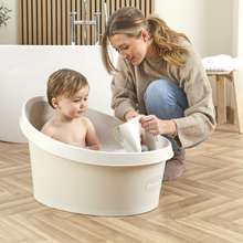 Load image into Gallery viewer, Shnuggle Toddler Bath Tub | Big Bath for bigger kids | Child bathtub seat support | Fits in shower and adult bath