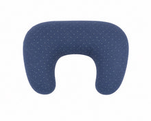 Load image into Gallery viewer, Denim Dot Ruffle Nursing Pillow Cover