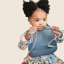 Load image into Gallery viewer, Travel Tether Bib+ Utensils