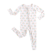 Load image into Gallery viewer, Forever Rainbow Zippered Baby Romper