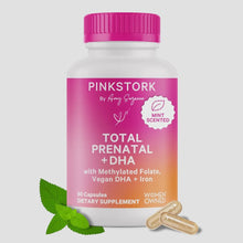 Load image into Gallery viewer, Pink Stork Total Prenatal + DHA - Mint Scented