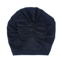 Load image into Gallery viewer, Modern Turban Baby Girls Bow Turban Hats Cotton Kids Beanie Children Hats Accessories For Girls Baby