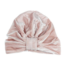 Load image into Gallery viewer, New Modern Baby Hat for Girls Autumn Winter Baby Cap Turban Great for Photography Props Elastic Infant Design