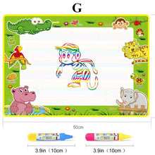 Load image into Gallery viewer, Magic Water Painting Drawing Mat & 2 Pens Doodle Board Coloring Books for Kids Children Educational Toys