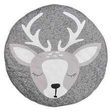 Load image into Gallery viewer, Creative Elephant Design Baby Play Mat Round Carpet Cotton Animal Play Mat Newborn Infant Crawling Carpet For Baby Kids
