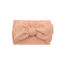 Load image into Gallery viewer, Baby Girls Headband Toddler Big Bow Hairband Cute Solid Stretch Turban For Baby Girls