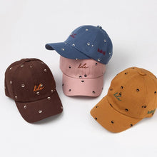 Load image into Gallery viewer, Cute Cotton Baby Hat Cap Kids Boy Adjustable Baseball Hats Children Snapback Hip-Hop Sun Hat