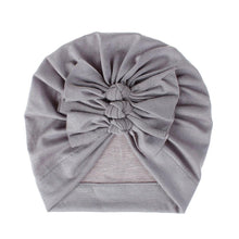Load image into Gallery viewer, Modern Handamde Toddler Baby Boys& Girls Turban Head Wrap Beanie Cotton Hat Solid Cap Headband For Kids