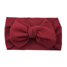 Load image into Gallery viewer, Big Bow Knot Solid Elastic Hairband Headband Stretch Turban Head Wrap Headwear