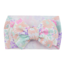 Load image into Gallery viewer, Luxury Mdoern Big Baby Kids Bows Headband Girls Floral Headwrap Elastic Hair Accessories Toddler Knotted for Girls