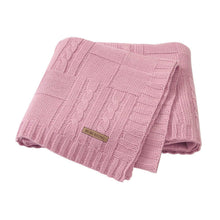 Load image into Gallery viewer, Baby Blanket Knitted Newborn Swaddle Wrap Blankets Super Soft Toddler Infant Bedding Quilt For Bed Sofa Basket Stroller
