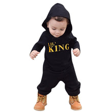 Load image into Gallery viewer, Baby Boy Letter Hoodie T-Shirt Tops and Camo Pants Outfits In Modern New Printed Style For Kids