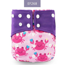 Load image into Gallery viewer, Trend New Print Eco-friendly Cloth Diaper Baby pocket Waterproof Cartoon Owl Baby Diapers Reusable Cloth Nappies For Baby and Kids