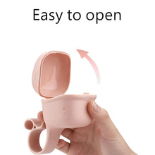 Load image into Gallery viewer, Portable Baby Pacifier Box Dustproof Cute Shark-Shaped Pacifier Snack Travel Storage Box Safe Case for Baby Pacifier