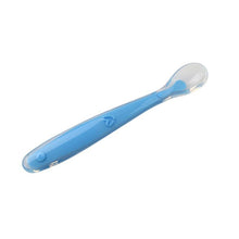 Load image into Gallery viewer, Baby Soft Silicone Spoon Candy Color Temperature Sensing Spoon Children Food Baby Feeding Tools Unique Design Perfect Gift