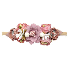 Load image into Gallery viewer, Handmade Luxury Pearl Baby Headbands Bundle Nylon Elastic Newborn Hair Accessories for Girls Kids