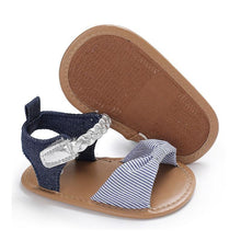 Load image into Gallery viewer, Baby Summer Newborn 0-18M Infant Baby Girls Boys Shoes Solid Non-slip Party Bow PU Leather Breathable Toddler Shoes
