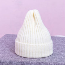 Load image into Gallery viewer, Winter Warm Baby Hat Fur Pompom Knitted Baby Hat Cap Infant Toddler Kids Hat Beanie In Modern Designer Style