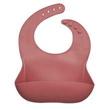Load image into Gallery viewer, Newborns Solid Silicone Baby Feeding Bibs Burp Cloths Fashionable Breastplate Baby Stuff For Kids