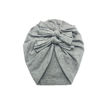 Load image into Gallery viewer, Luxury Modern Baby Headband Hat Bowknot Print Cotton Stretchy Turban Headband Infant Head Wrap Beanie Hat For Babies and Kids