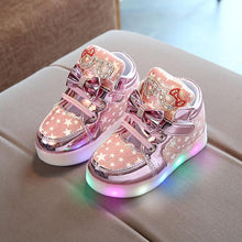 Load image into Gallery viewer, Modern Trend NEW Fashion Style Baby Fashion Sneakers For Children Girls Star Luminous Child Casual Colorful Light LED Shoes Sneakers