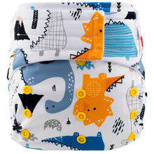 Load image into Gallery viewer, Hook & Loops Pocket Diaper - cloth Inner Waterproof Washable Reusable Baby Diaper For Kids